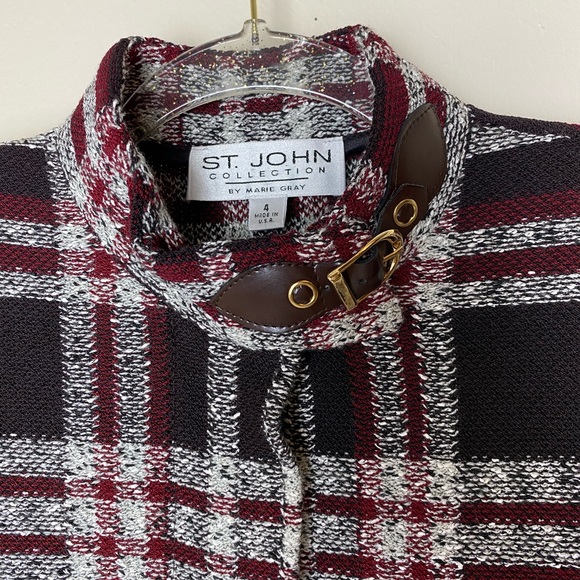 ST.JOHN Collection By Marie Gray Vintage Blazer Jacket sz 4 - Picture 2 of 11
